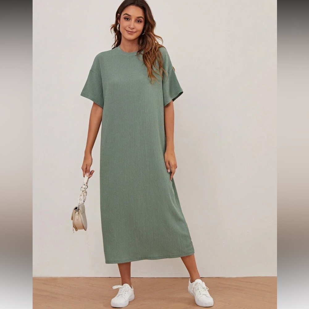 SHEIN Green Casual Dress